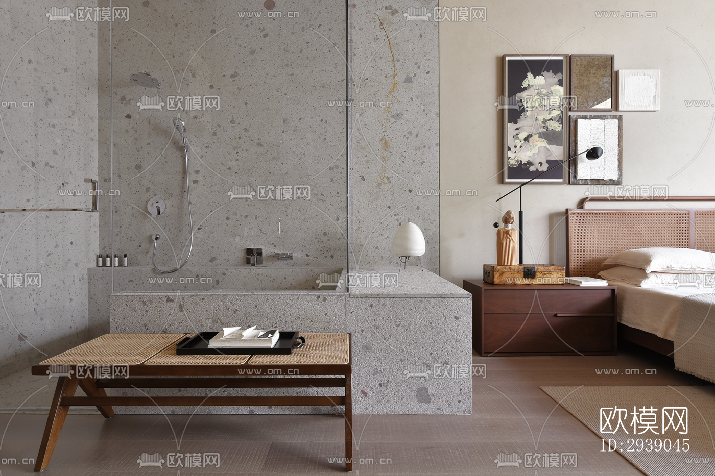 侘寂酒店民宿效果图下载（渲染图13）