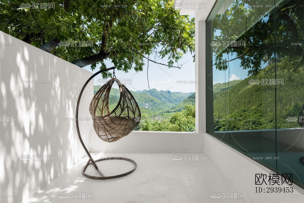 现代酒店民宿效果图下载（渲染图8）