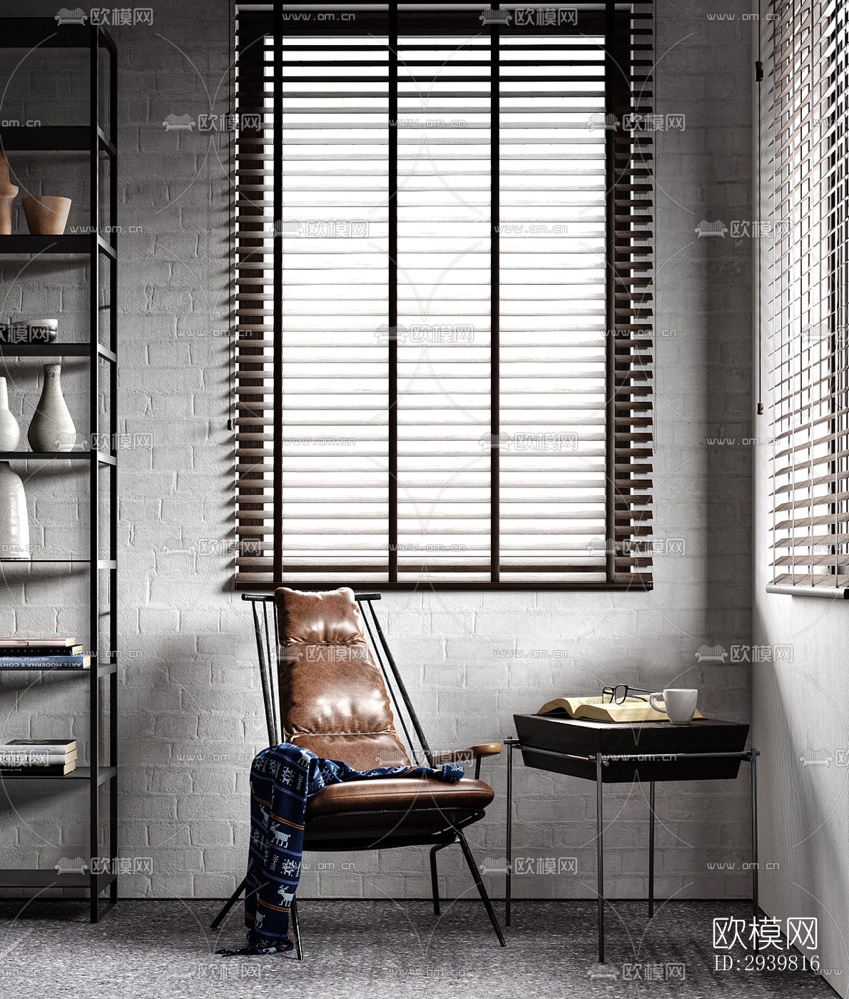 工业风公寓效果图下载（渲染图8）