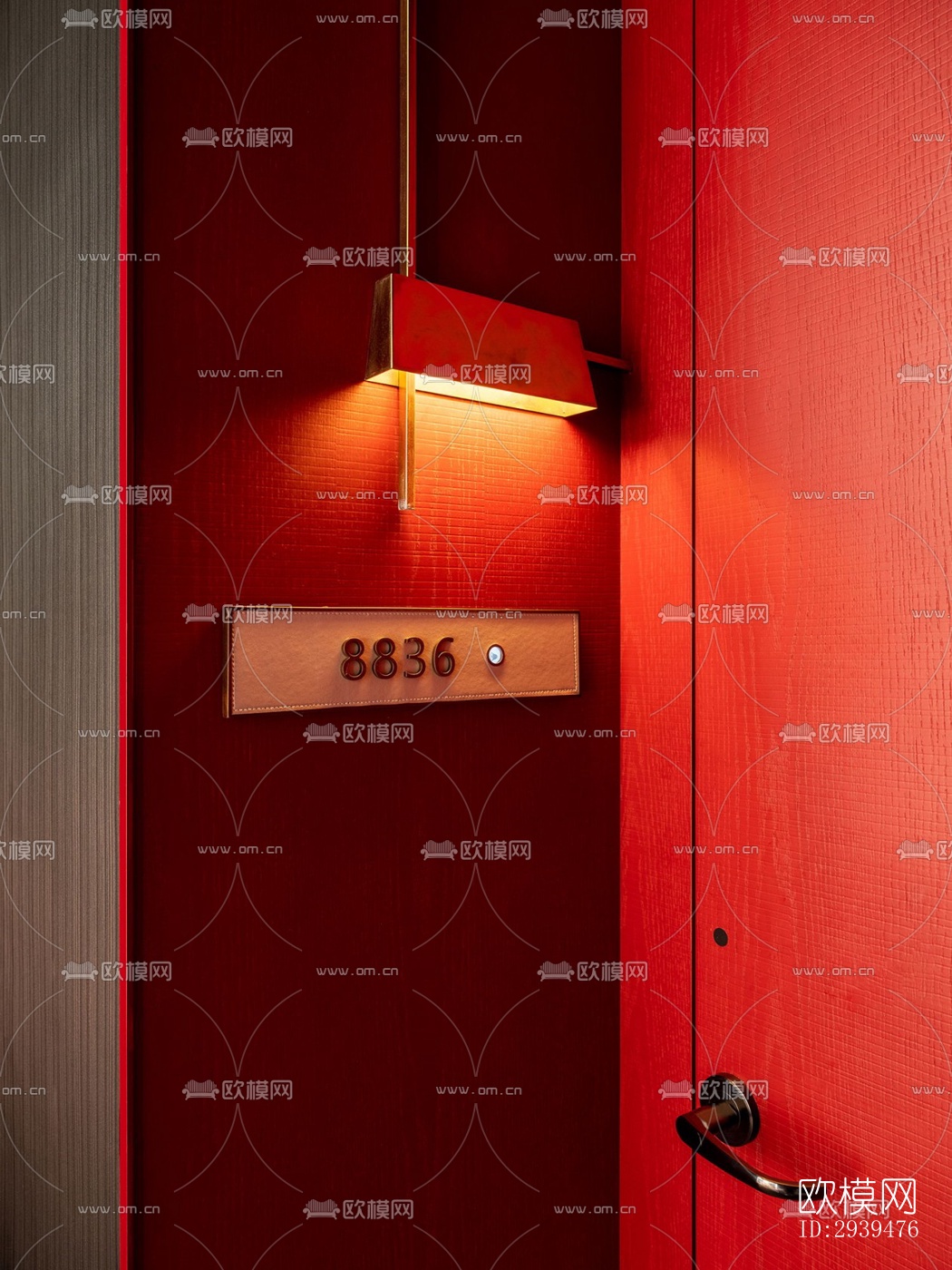 现代酒店民宿效果图下载（渲染图2）