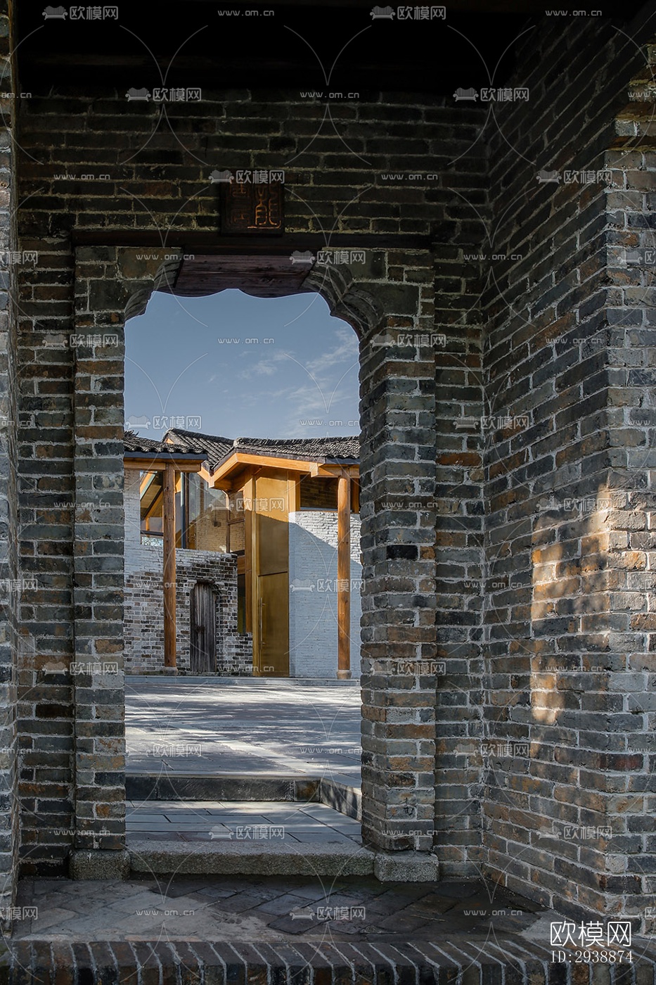 中式酒店民宿效果图下载（渲染图5）