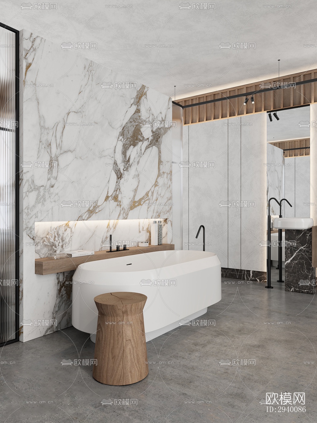 北欧平层效果图下载（渲染图2）