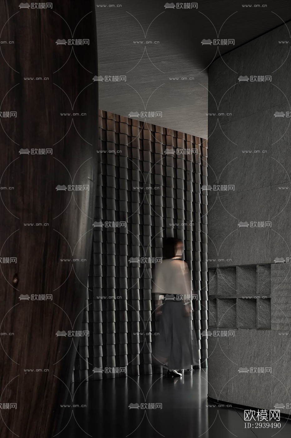 现代酒店民宿效果图下载（渲染图5）