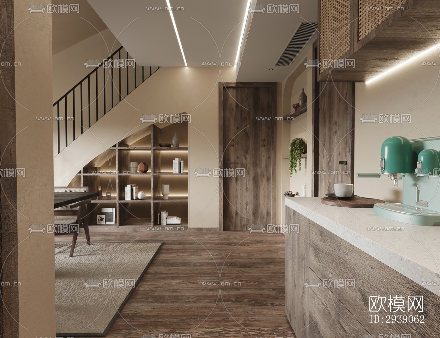 侘寂酒店民宿效果图下载（渲染图4）