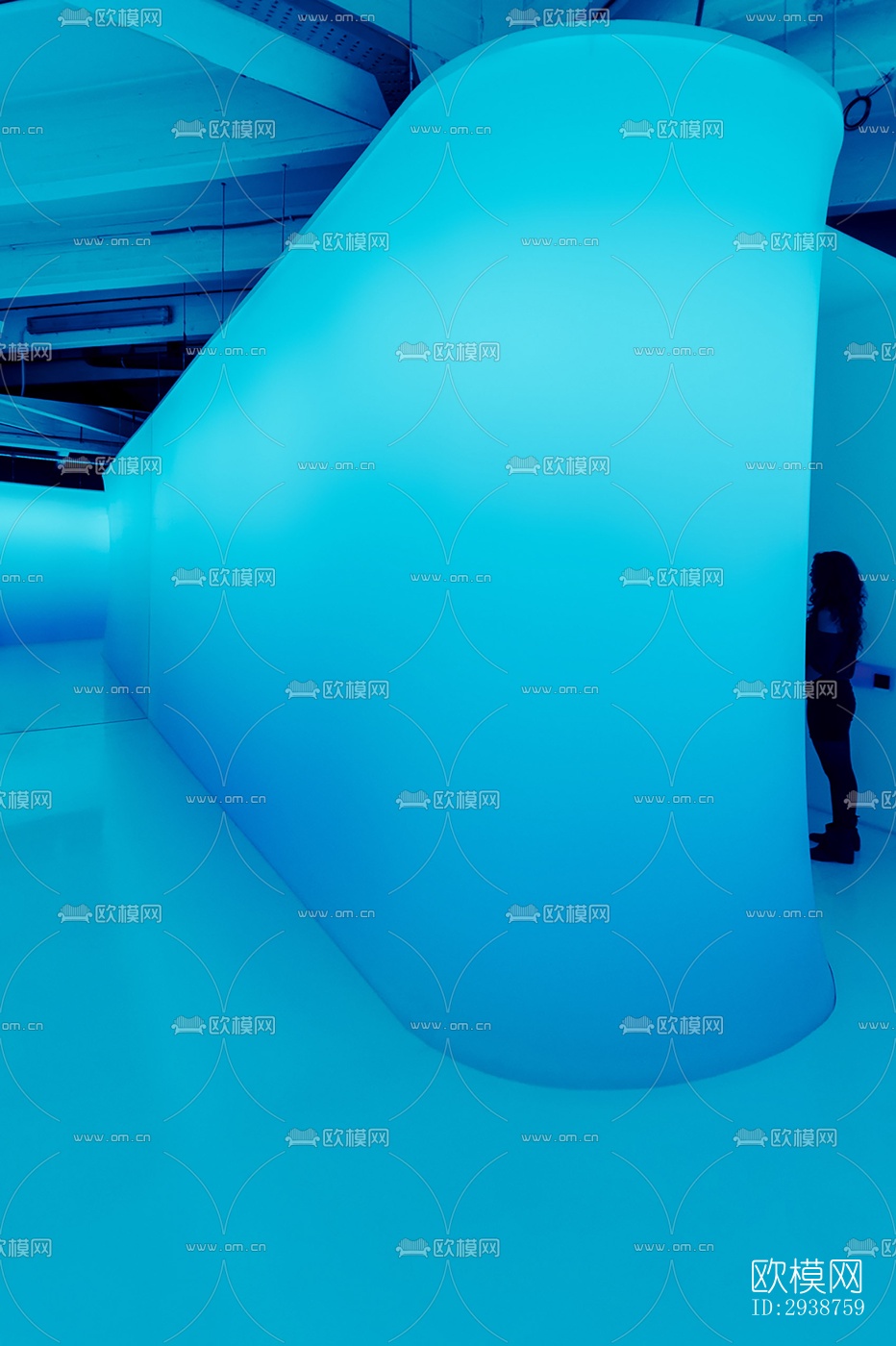 现代展览展厅效果图下载（渲染图16）