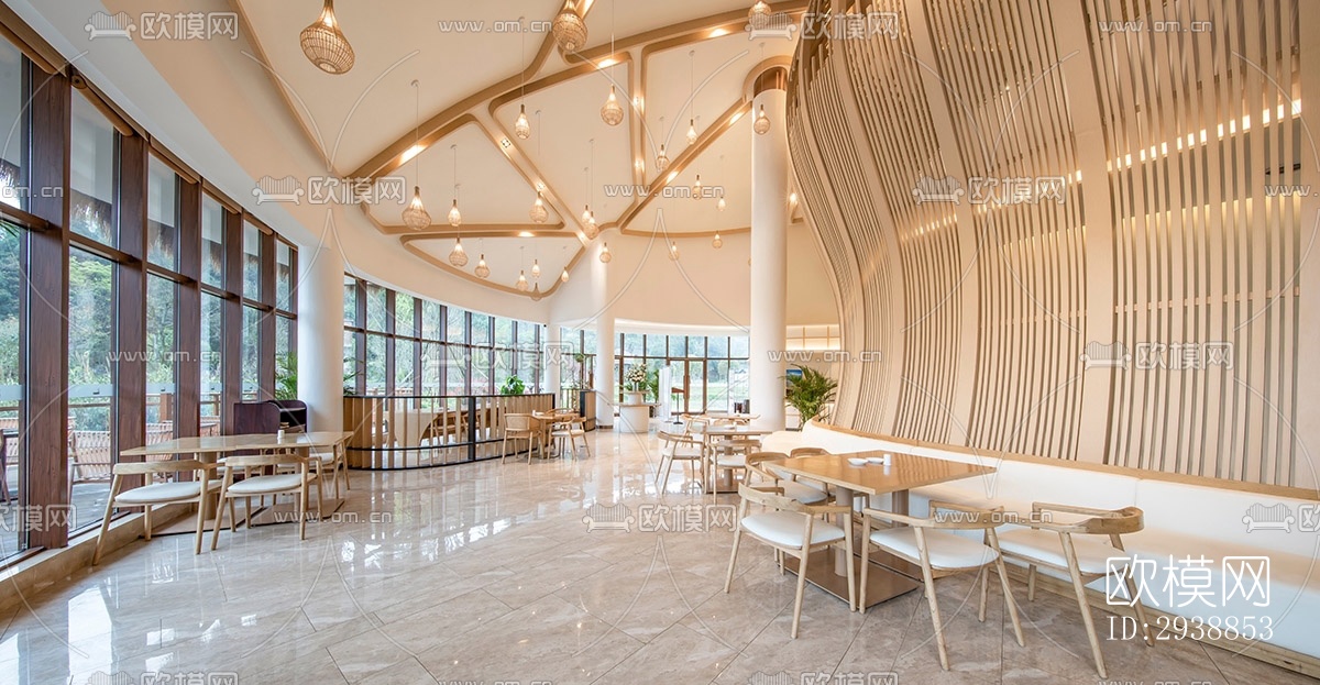 东南亚酒店民宿效果图下载（渲染图2）