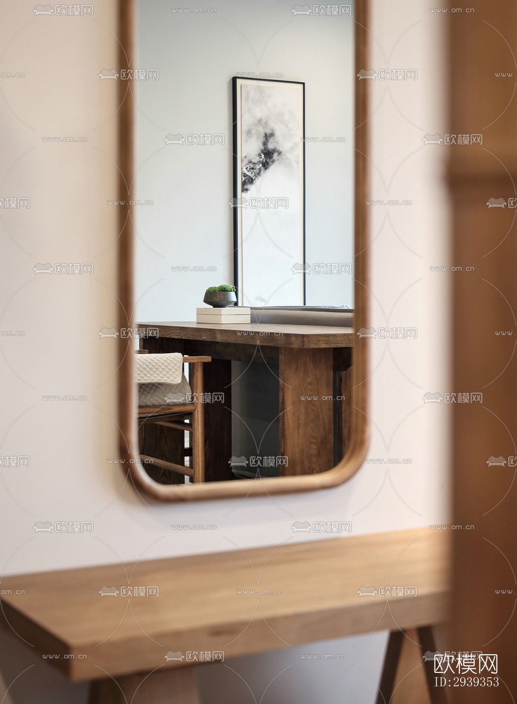 新中式酒店民宿效果图下载（渲染图14）