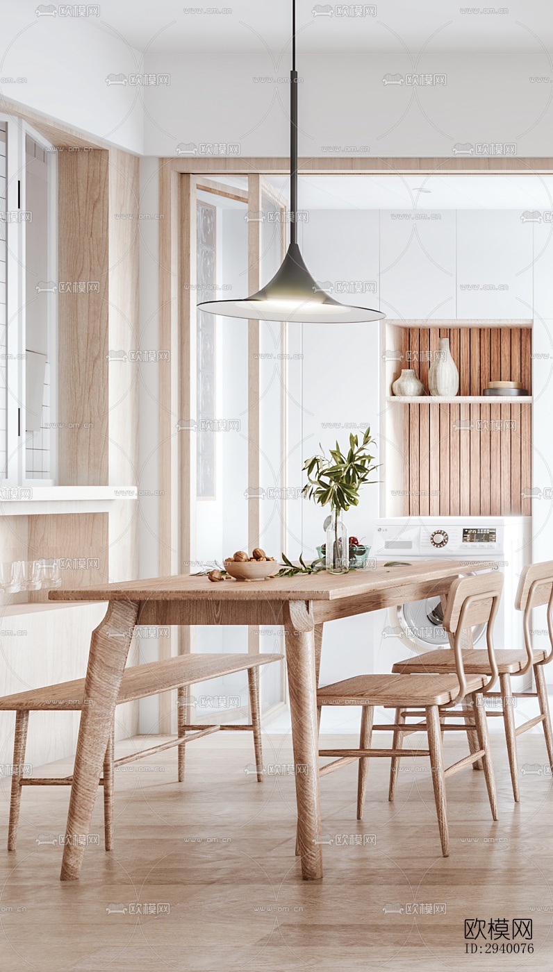 北欧平层效果图下载（渲染图8）