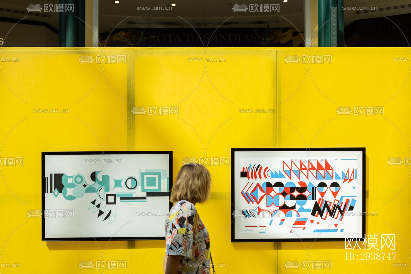 现代展览展厅效果图下载（渲染图14）