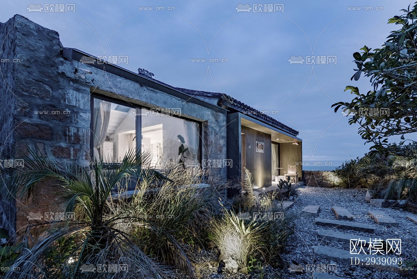 北欧酒店民宿效果图下载（渲染图3）