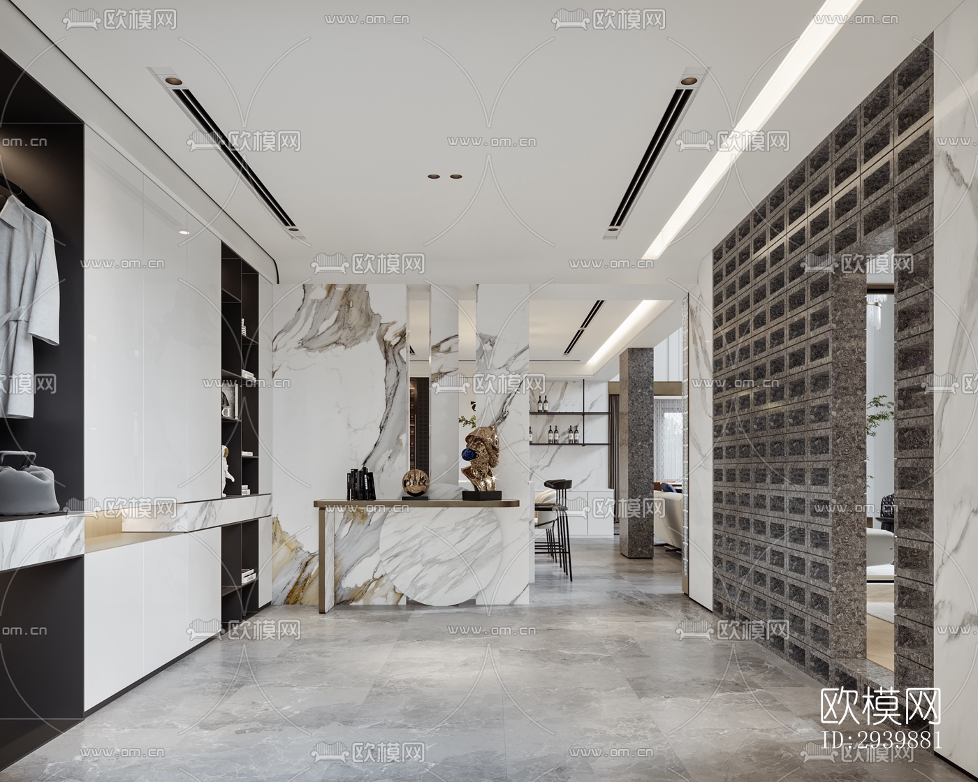 现代别墅效果图下载（渲染图2）