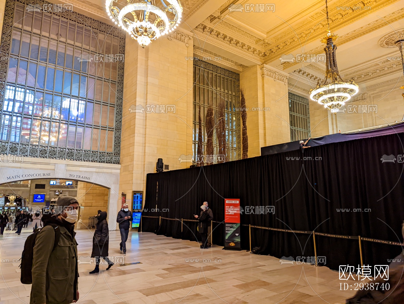 现代展览展厅效果图下载（渲染图10）