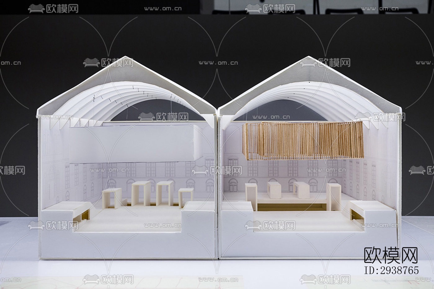 现代展览展厅效果图下载（渲染图17）