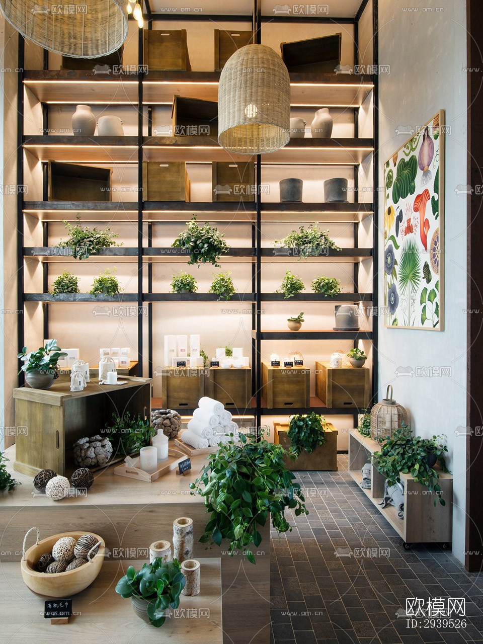 现代酒店民宿效果图下载（渲染图5）