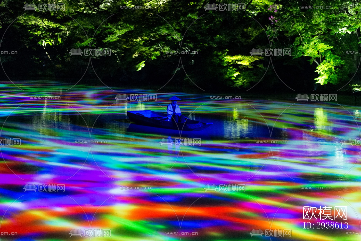 日式展览展厅效果图下载（渲染图3）