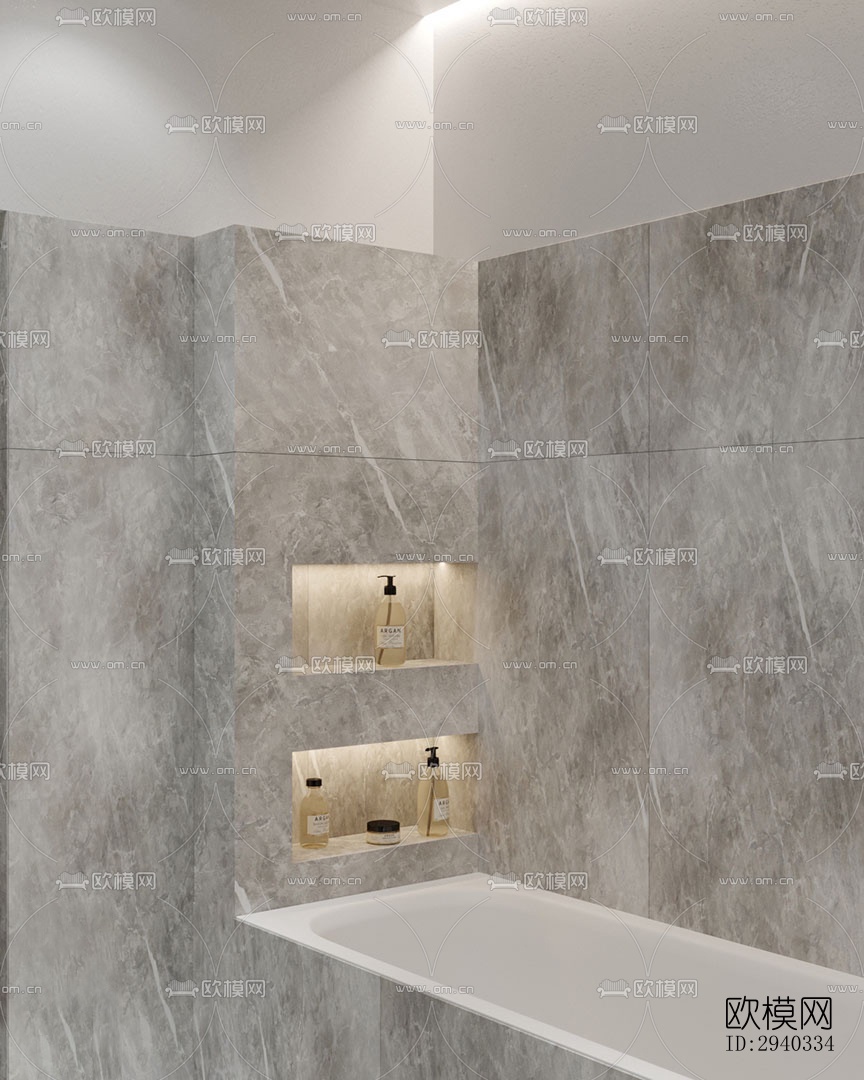 现代平层效果图下载（渲染图10）