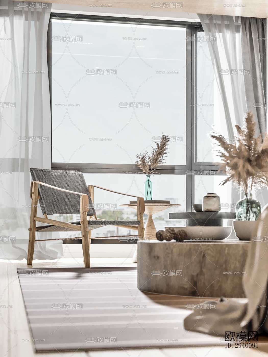 北欧平层效果图下载（渲染图5）