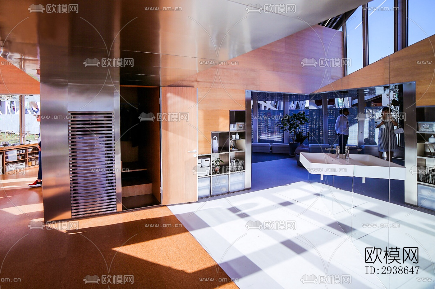 现代展览展厅效果图下载（渲染图11）