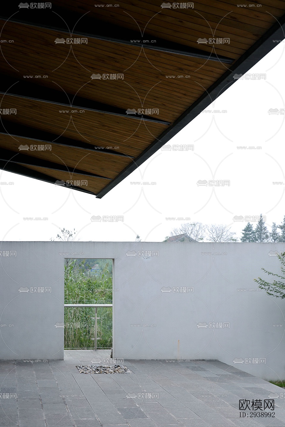 中式酒店民宿效果图下载（渲染图6）