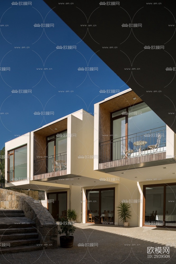 现代酒店民宿效果图下载（渲染图20）