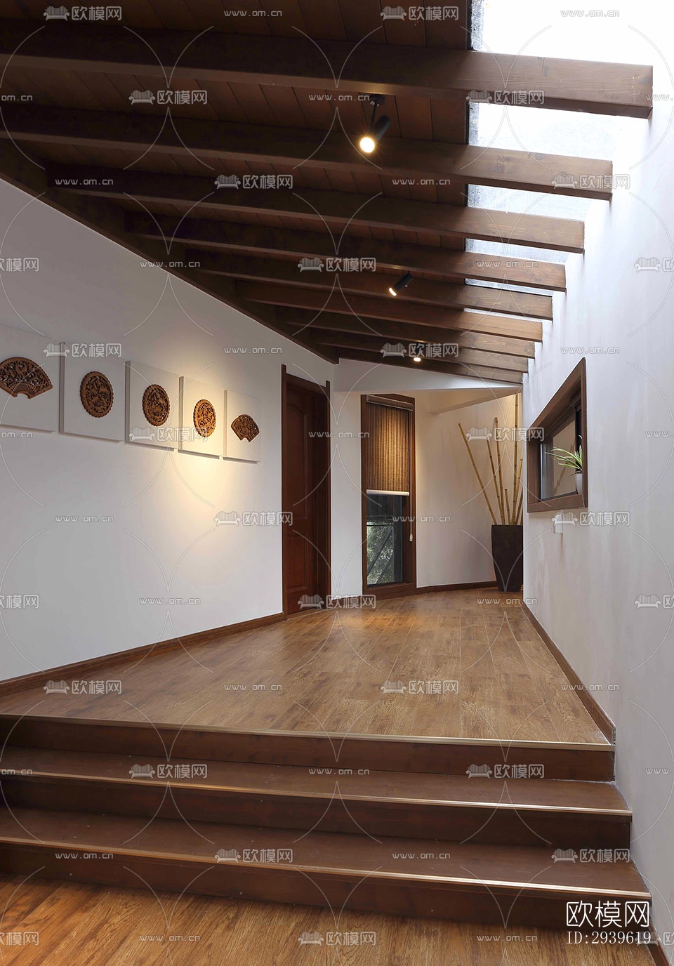 美式酒店民宿效果图下载（渲染图10）