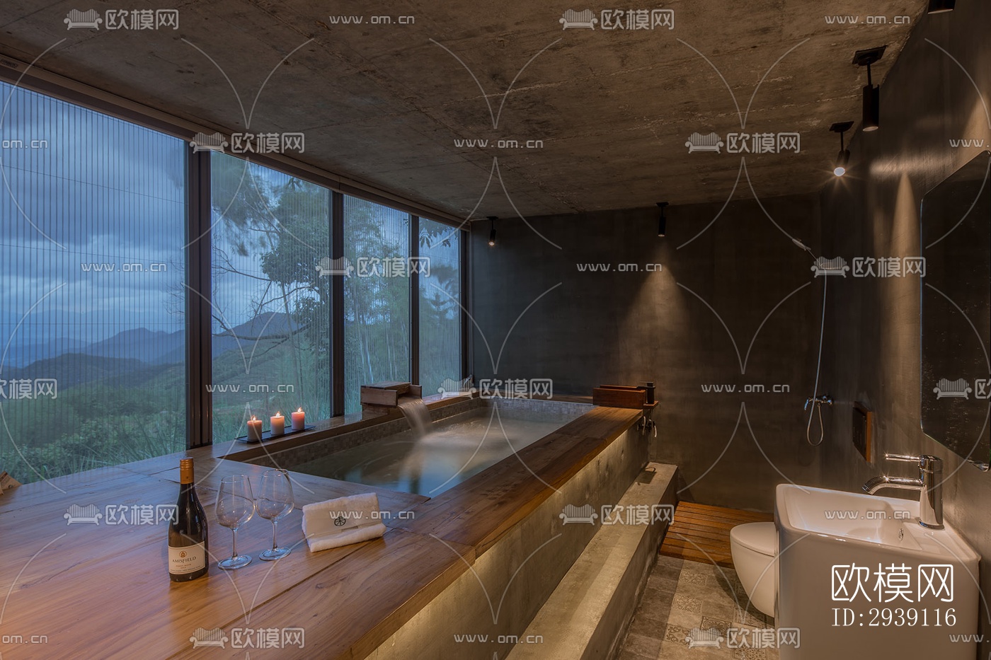 北欧酒店民宿效果图下载（渲染图12）