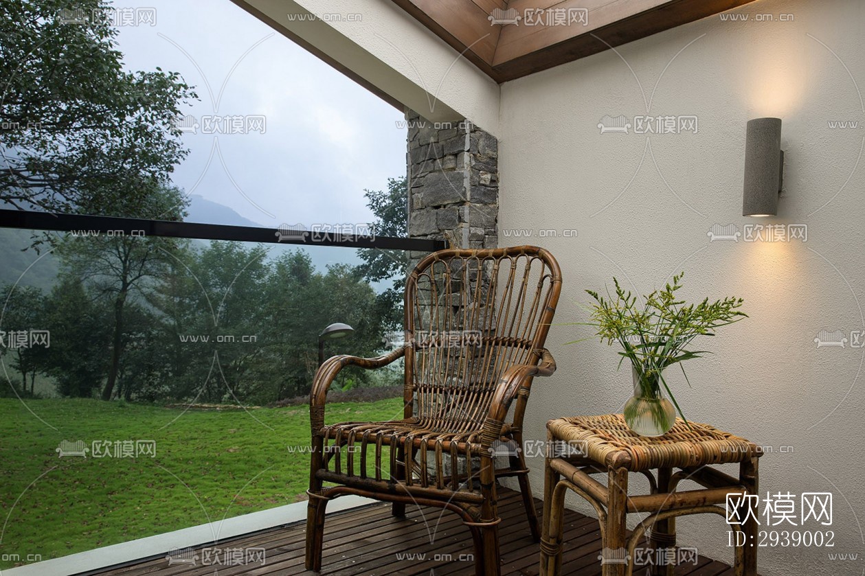 侘寂酒店民宿效果图下载（渲染图10）