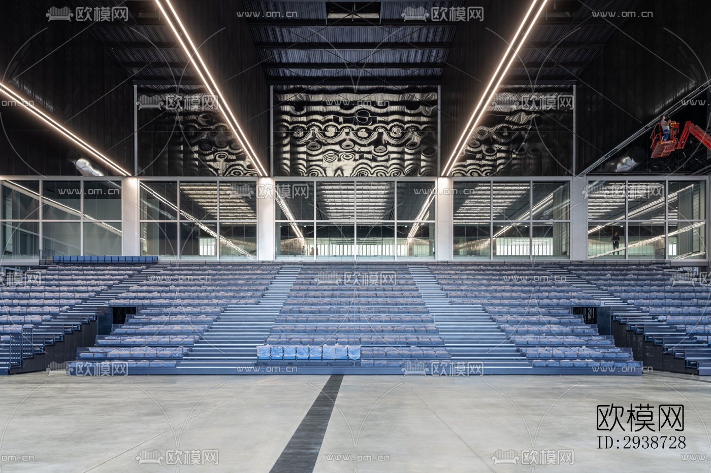 现代展览展厅效果图下载（渲染图3）