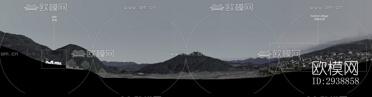 中式酒店民宿效果图下载（渲染图10）
