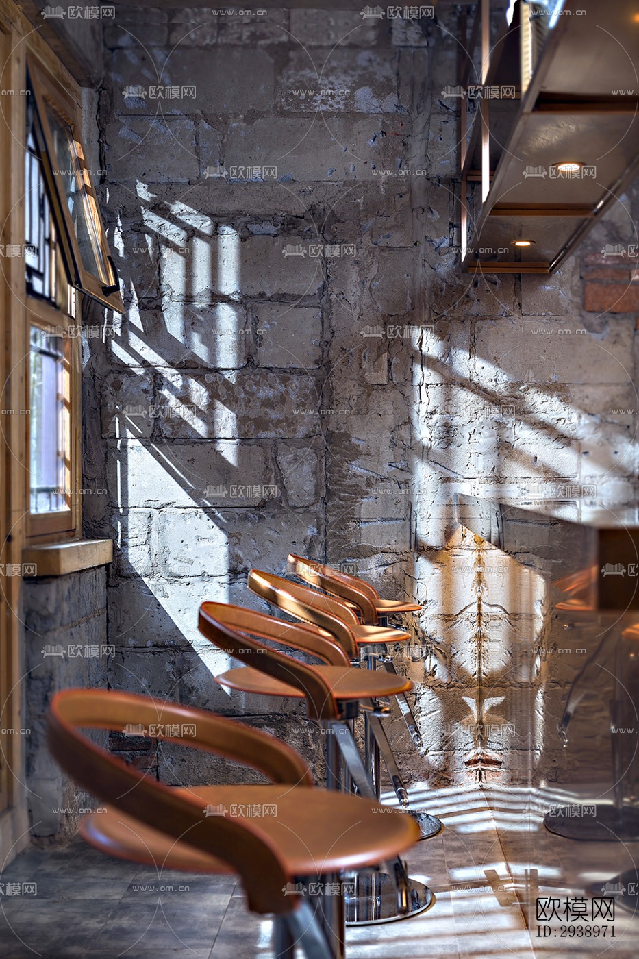 中式酒店民宿效果图下载（渲染图2）