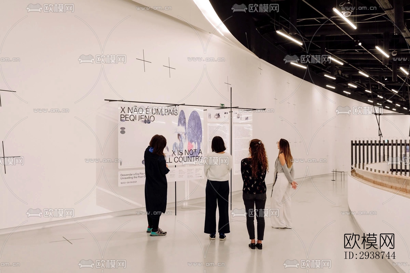 现代展览展厅效果图下载（渲染图20）