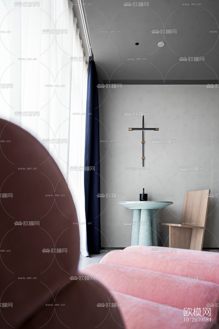 现代酒店民宿效果图下载（渲染图8）