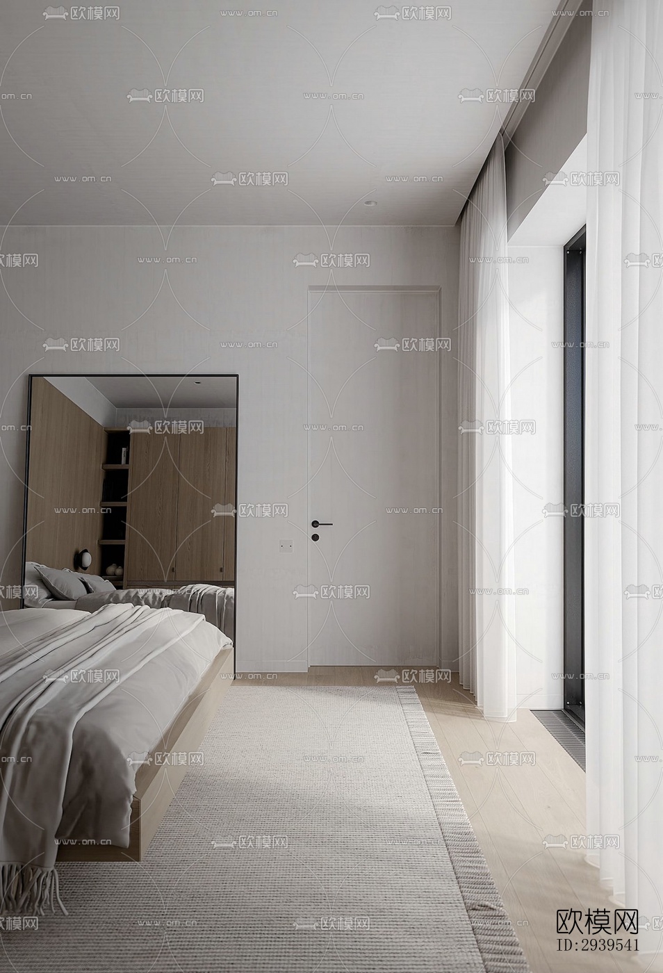 现代酒店民宿效果图下载（渲染图7）