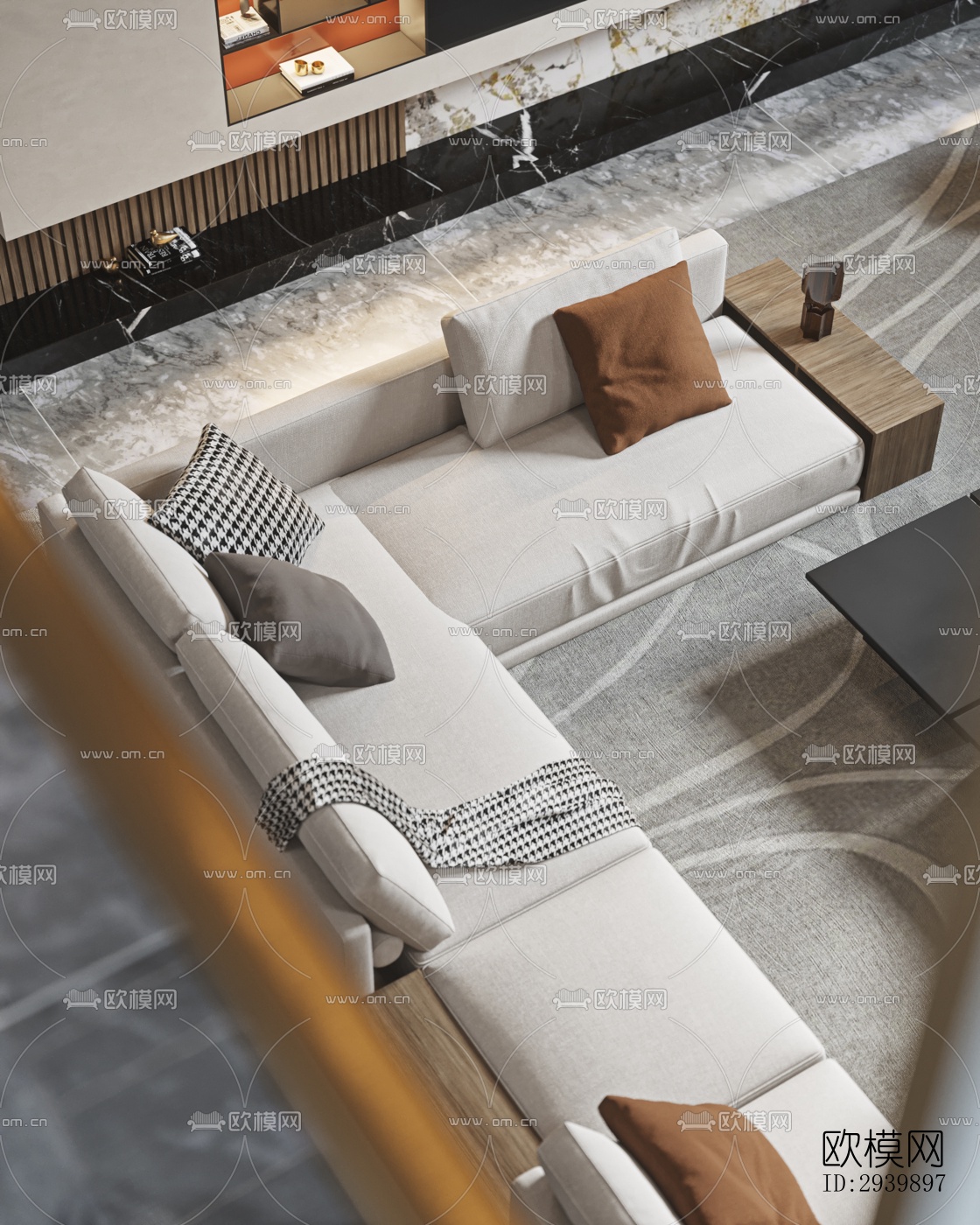 现代别墅效果图下载（渲染图3）