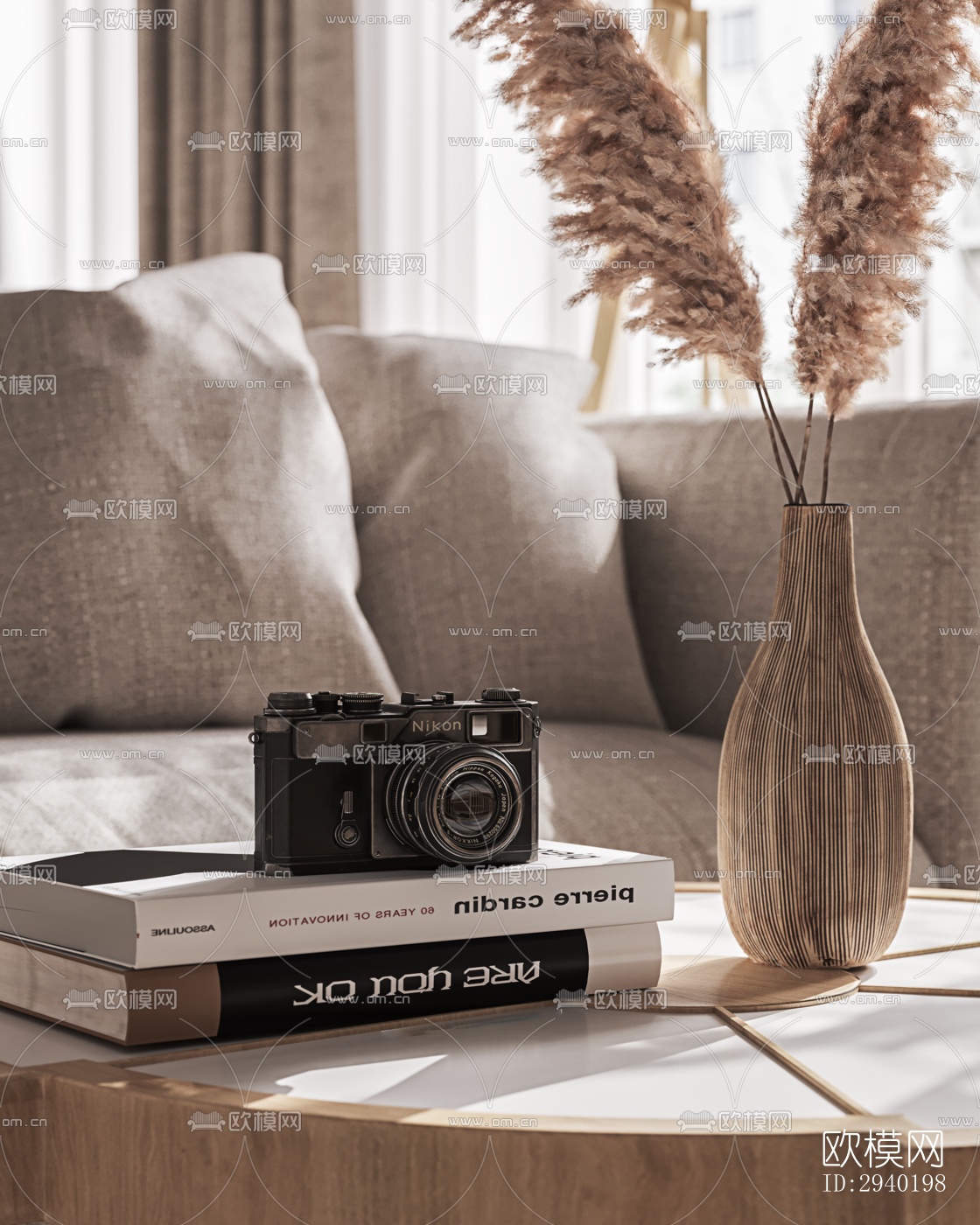 日式平层效果图下载（渲染图4）