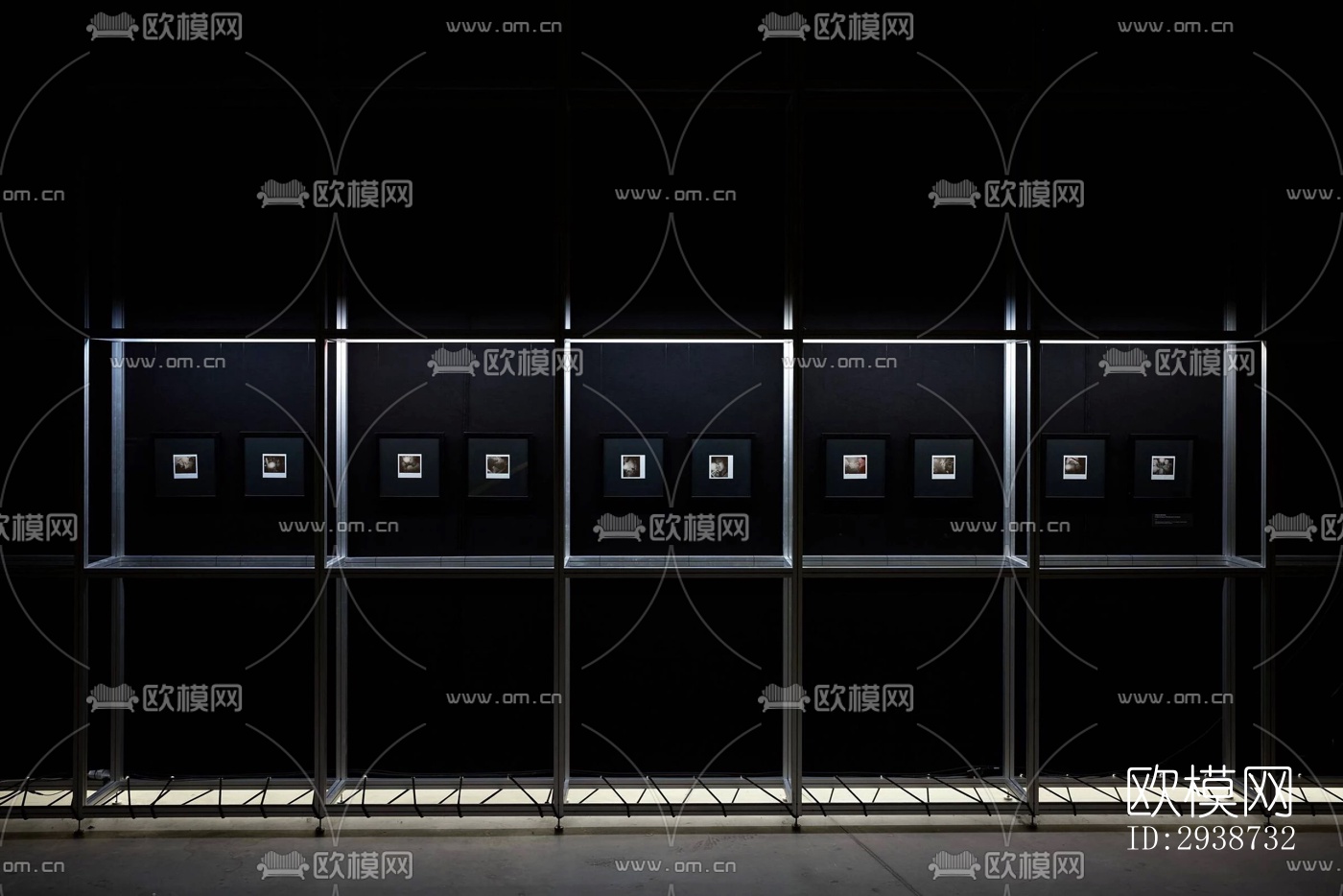 现代展览展厅效果图下载（渲染图8）