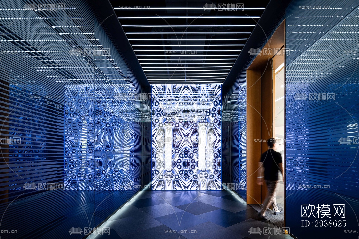 现代展览展厅效果图下载（渲染图14）