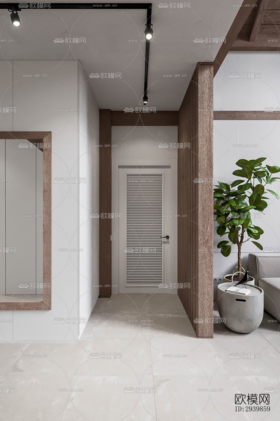 北欧别墅效果图下载（渲染图7）