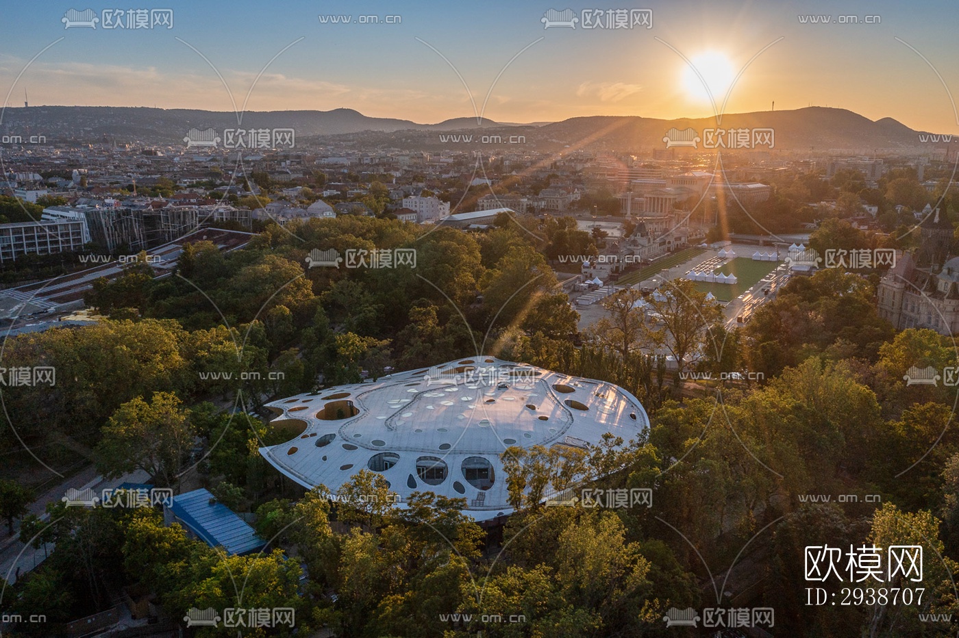 现代展览展厅效果图下载（渲染图14）