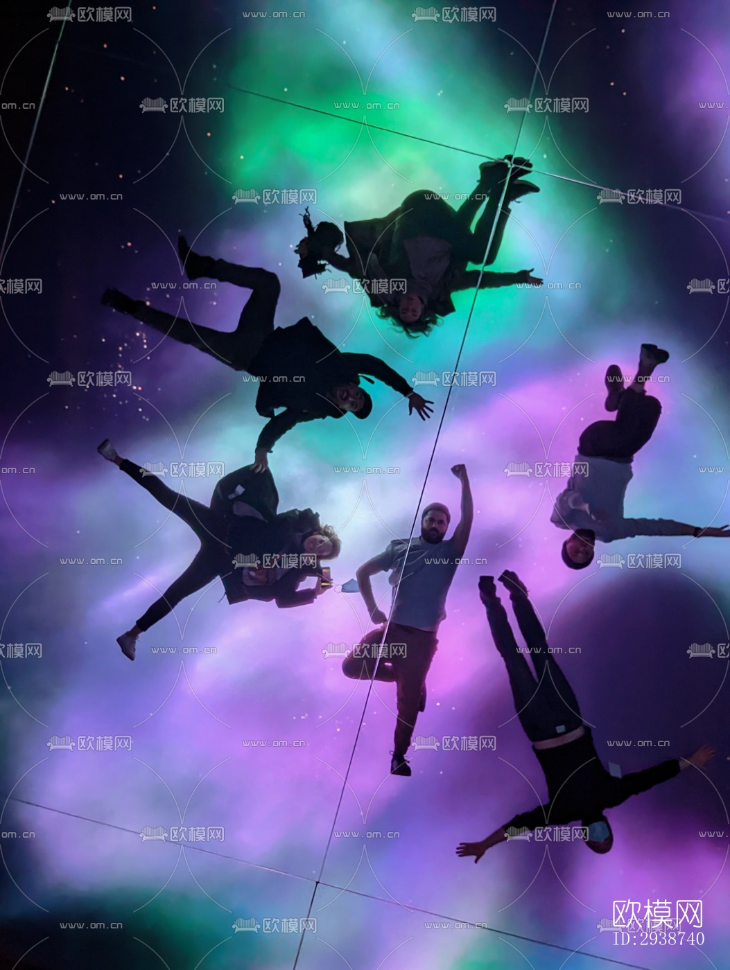 现代展览展厅效果图下载（渲染图7）