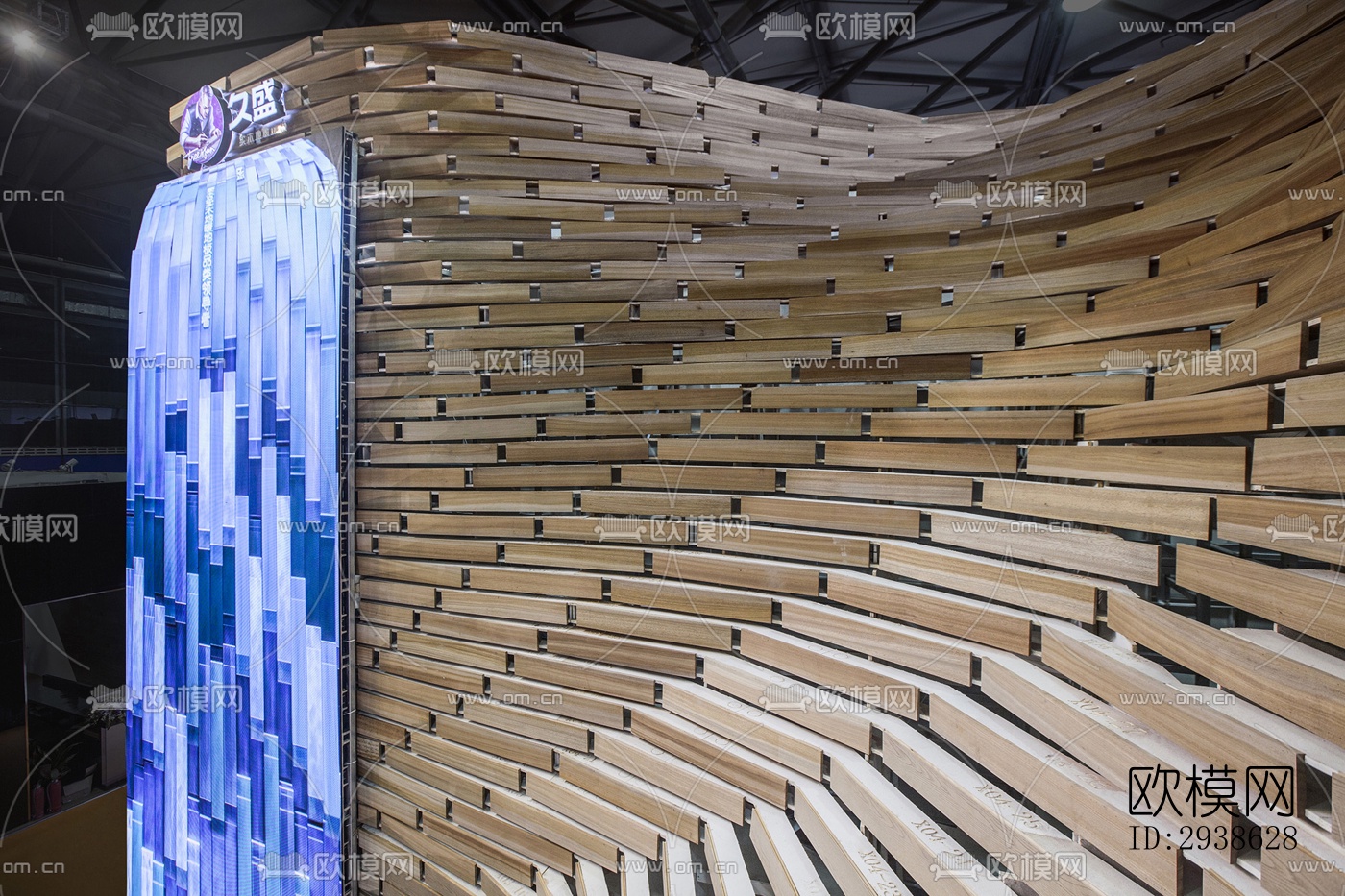 现代展览展厅效果图下载（渲染图11）