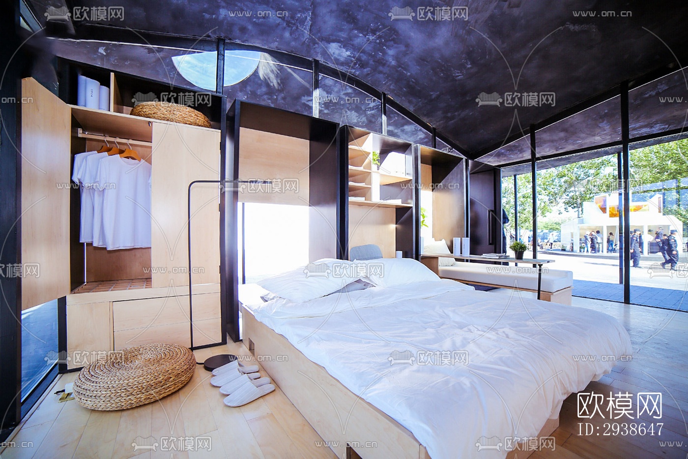 现代展览展厅效果图下载（渲染图17）