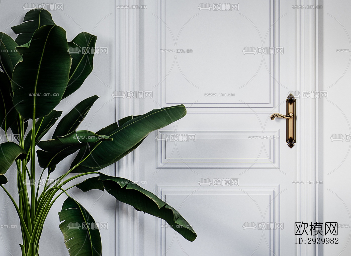 美式复式效果图下载（渲染图11）