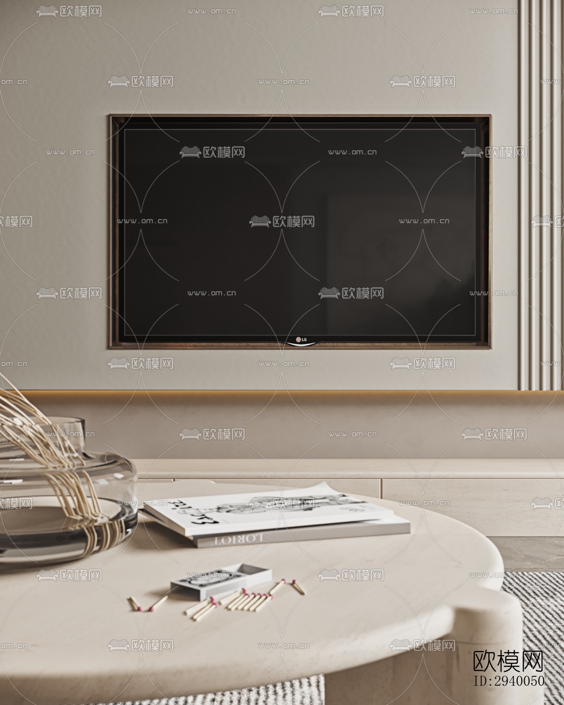 侘寂平层效果图下载（渲染图19）