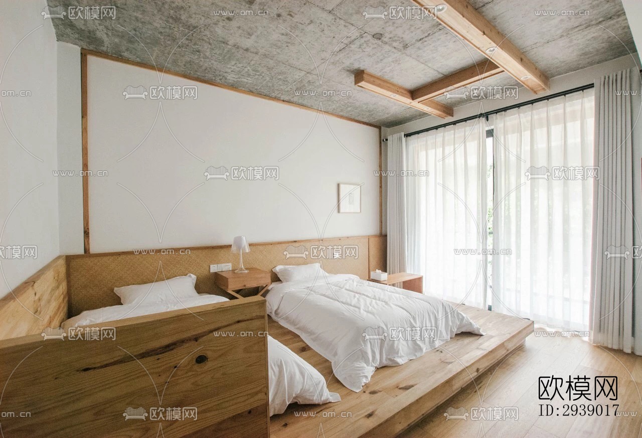 侘寂酒店民宿效果图下载（渲染图6）