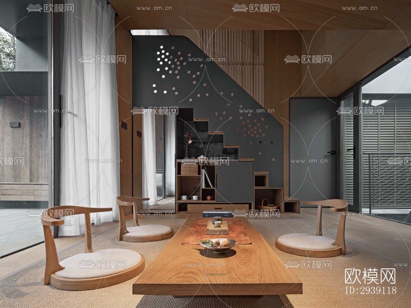 北欧酒店民宿效果图下载（渲染图1）