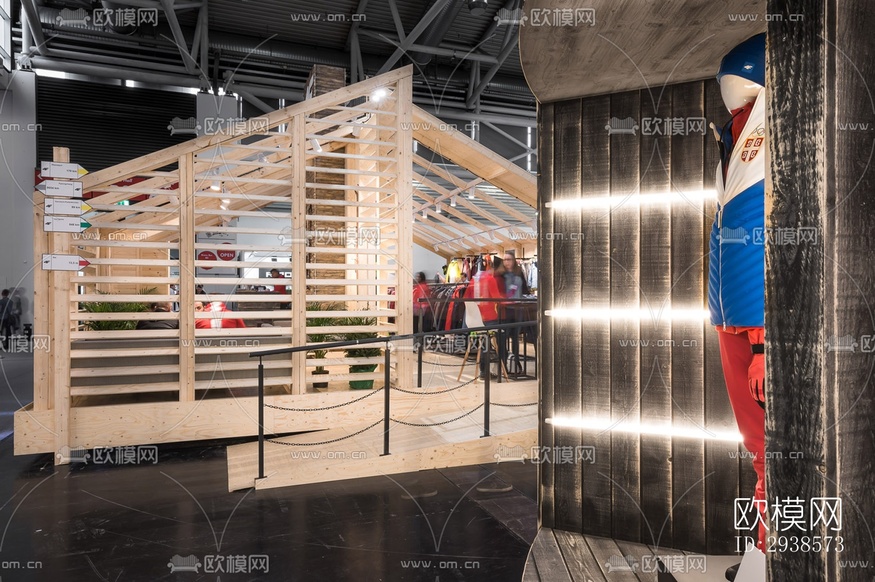 工业风展览展厅效果图下载(渲染图9)