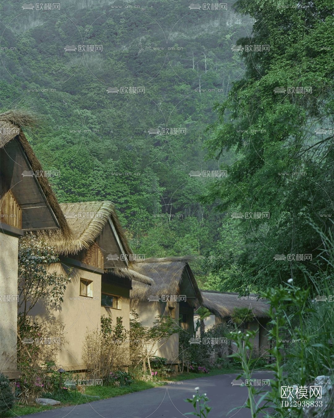 东南亚酒店民宿效果图下载（渲染图5）
