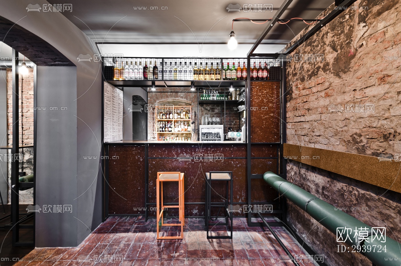 工业风酒吧效果图下载（渲染图9）