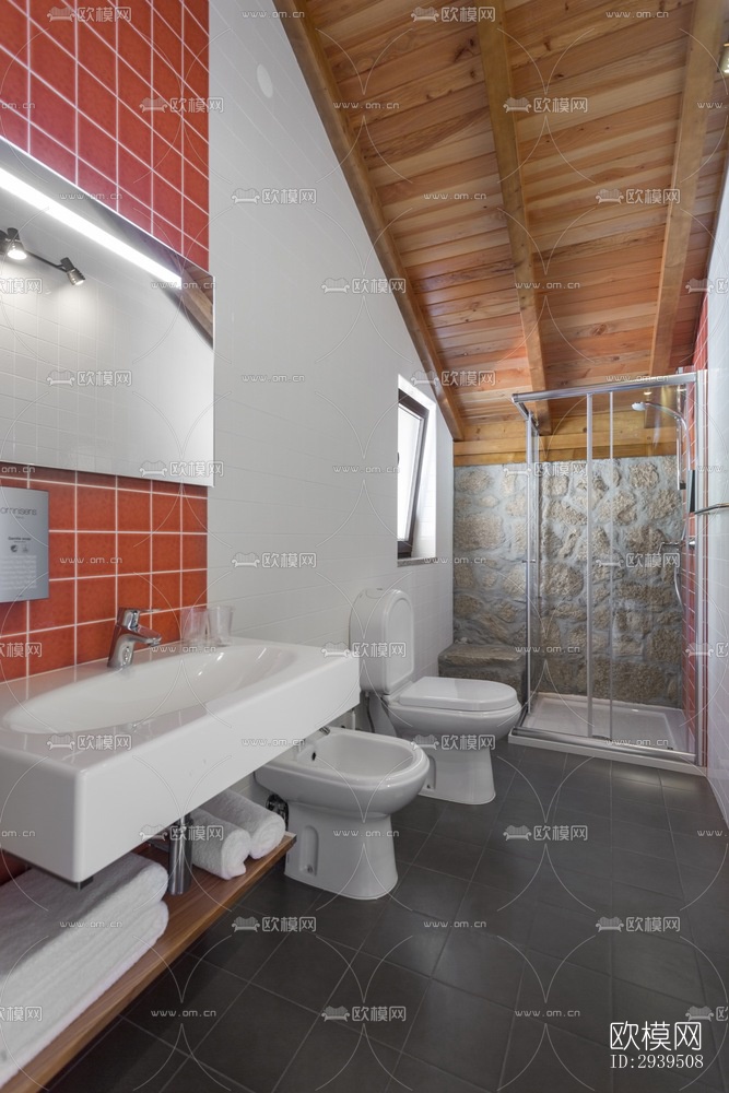 现代酒店民宿效果图下载（渲染图15）